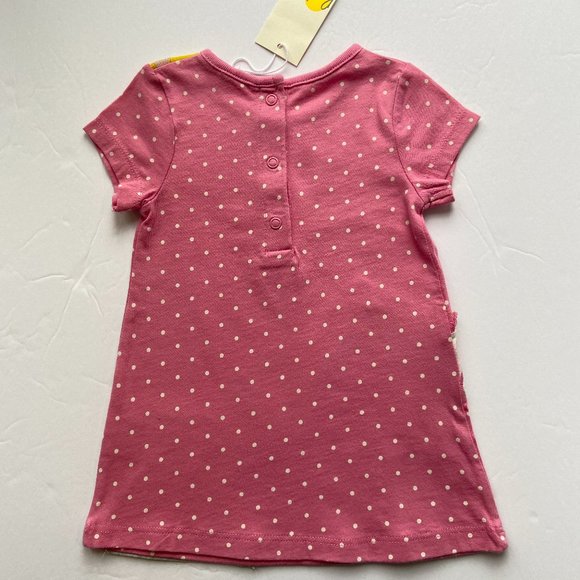 NWT Mini Boden RARE Pink Zoo Animals Dress, 3-6M - Picture 8 of 8